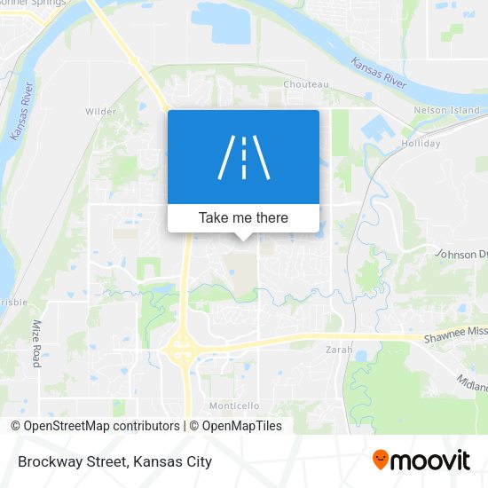 Brockway Street map