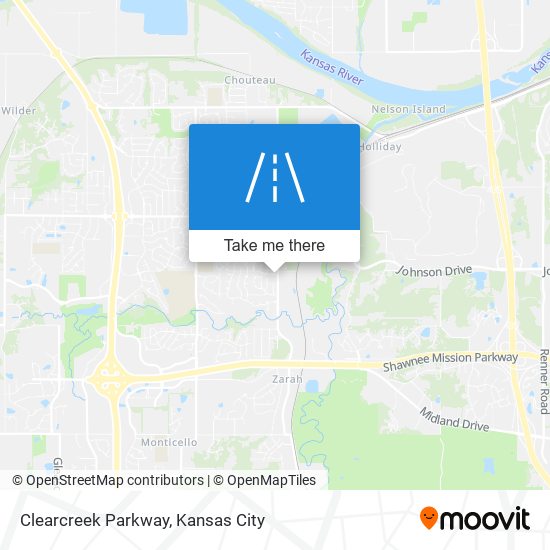 Mapa de Clearcreek Parkway