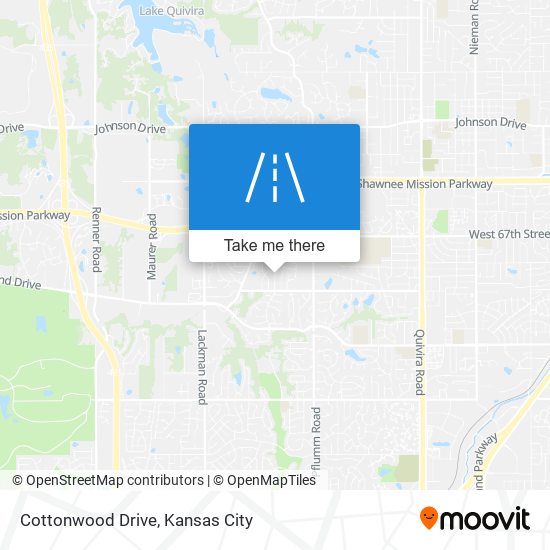 Mapa de Cottonwood Drive