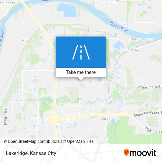 Mapa de Lakeridge