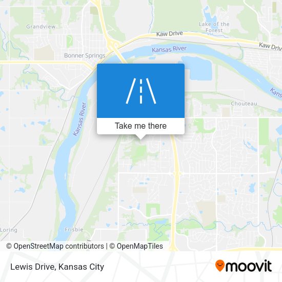 Mapa de Lewis Drive