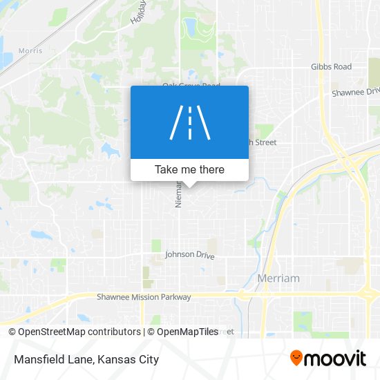 Mansfield Lane map