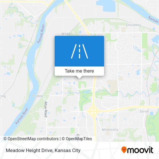 Mapa de Meadow Height Drive