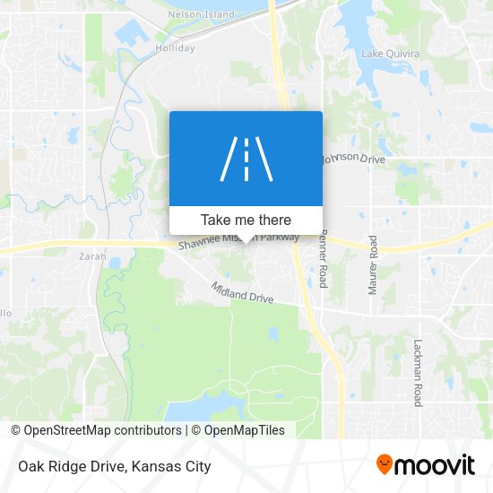 Oak Ridge Drive map