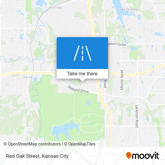 Mapa de Red Oak Street