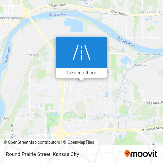 Round Prairie Street map
