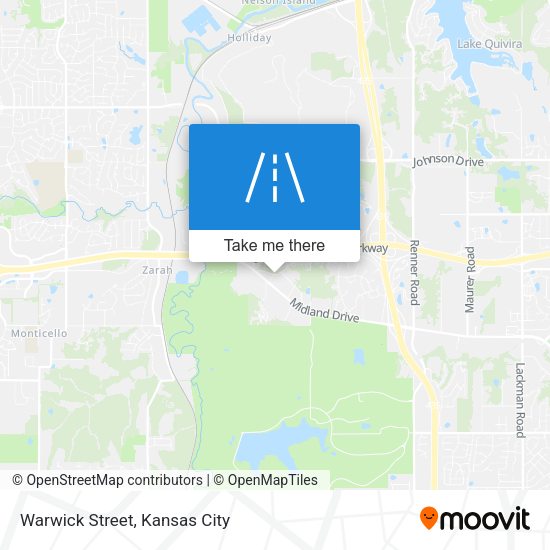 Mapa de Warwick Street