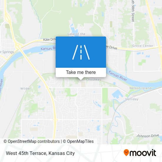 Mapa de West 45th Terrace
