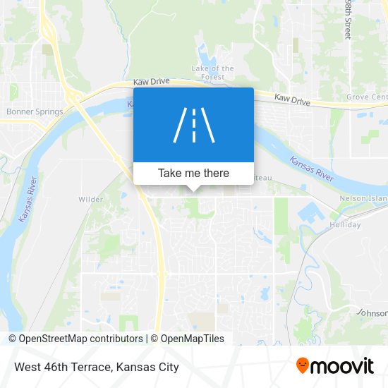 Mapa de West 46th Terrace