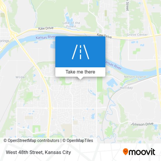 Mapa de West 48th Street