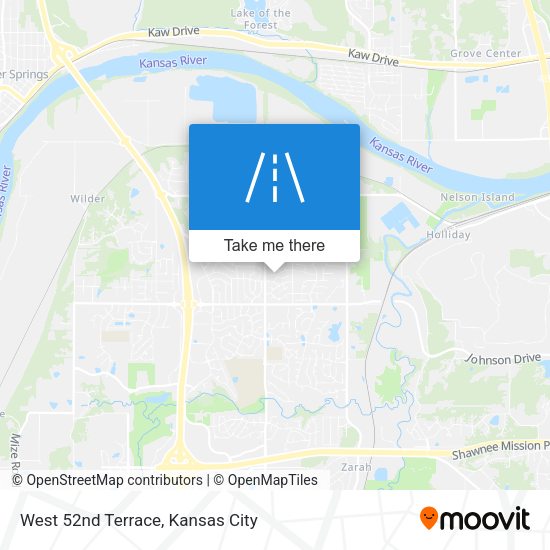 Mapa de West 52nd Terrace