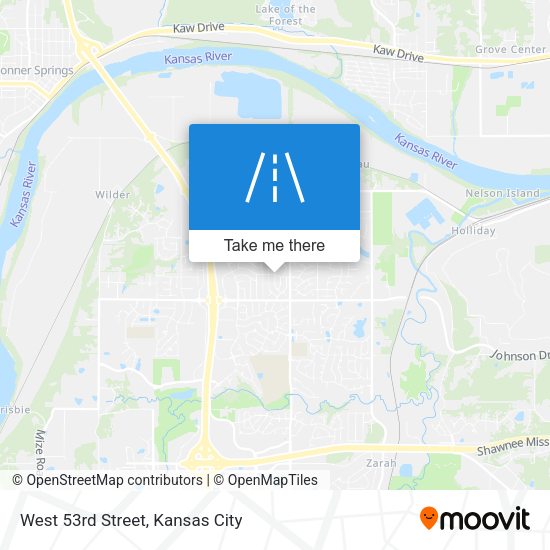 Mapa de West 53rd Street