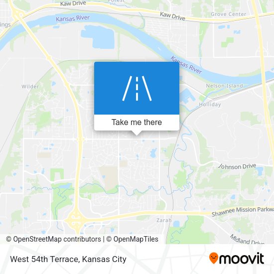 Mapa de West 54th Terrace