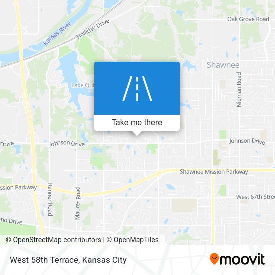 West 58th Terrace map