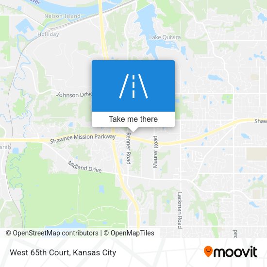 West 65th Court map