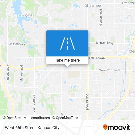 West 66th Street map