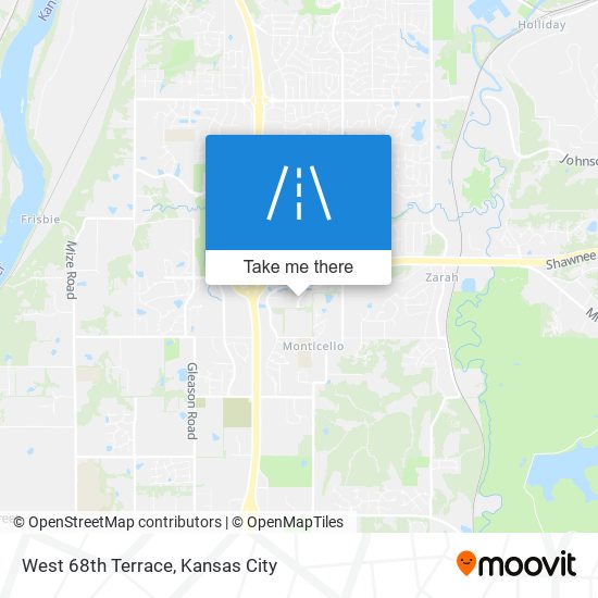 Mapa de West 68th Terrace