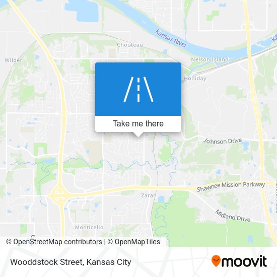 Wooddstock Street map