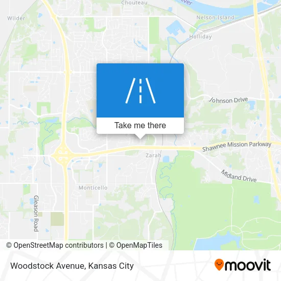 Mapa de Woodstock Avenue