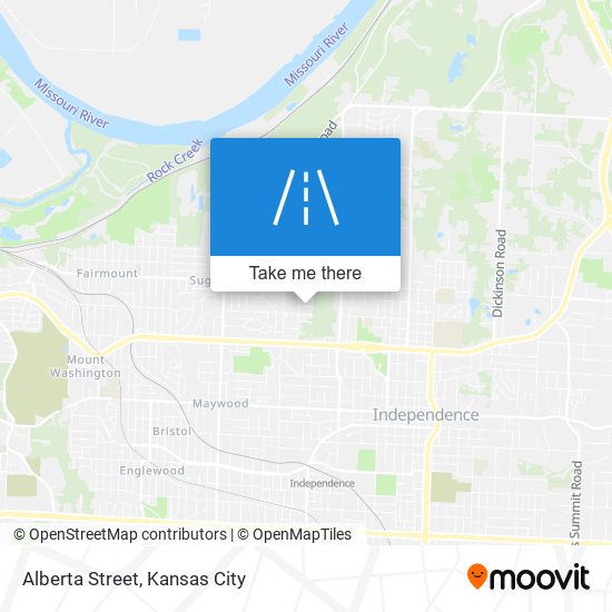 Alberta Street map