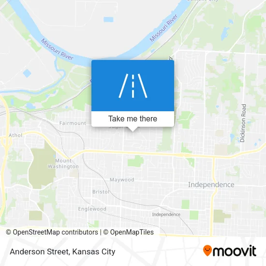 Anderson Street map