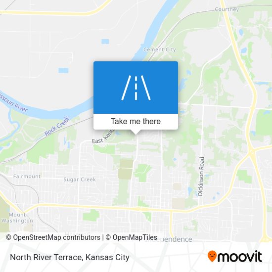 North River Terrace map