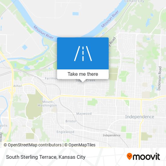 Mapa de South Sterling Terrace