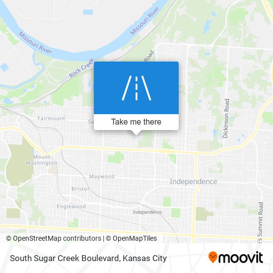 South Sugar Creek Boulevard map