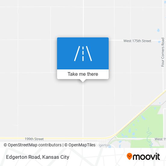 Edgerton Road map