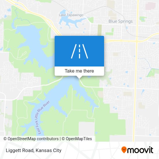 Mapa de Liggett Road