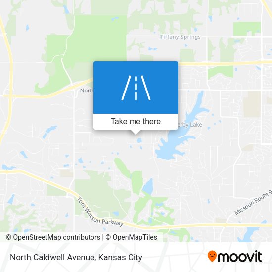 North Caldwell Avenue map