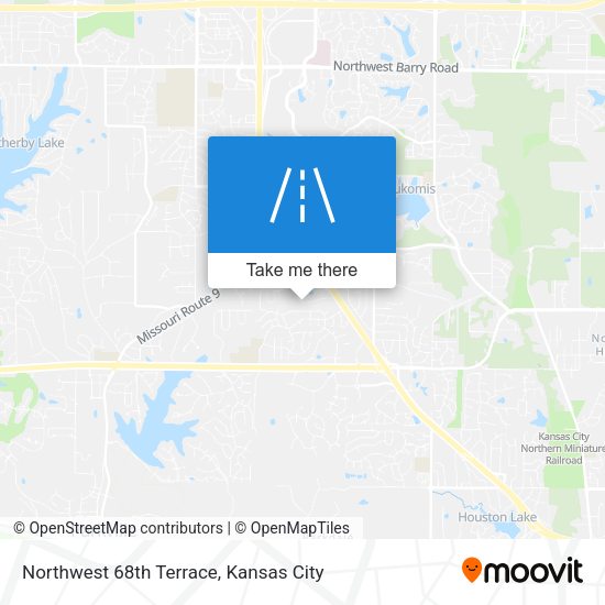 Northwest 68th Terrace map