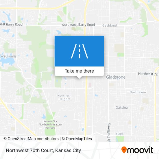 Northwest 70th Court map