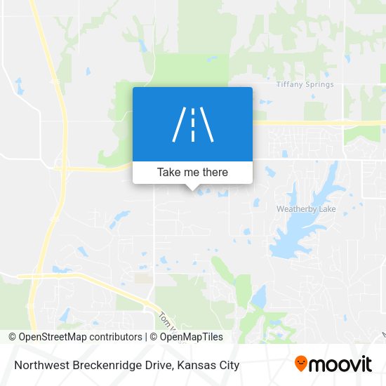 Northwest Breckenridge Drive map