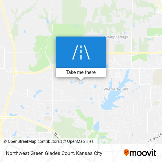 Northwest Green Glades Court map