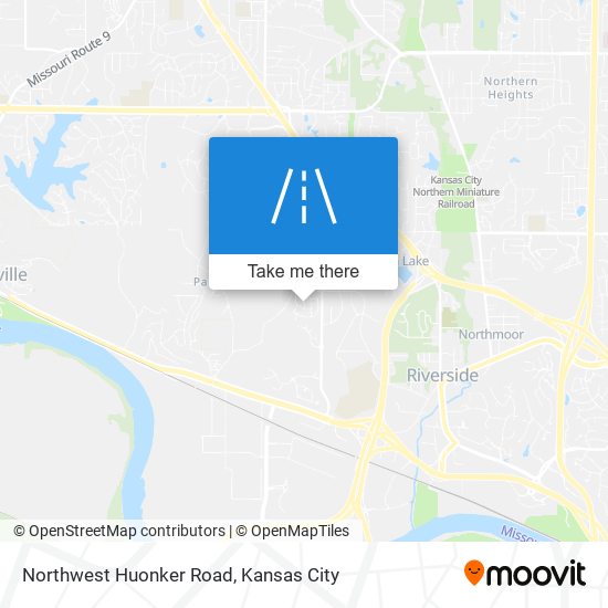 Mapa de Northwest Huonker Road