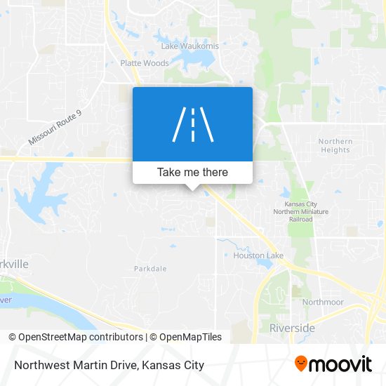 Mapa de Northwest Martin Drive