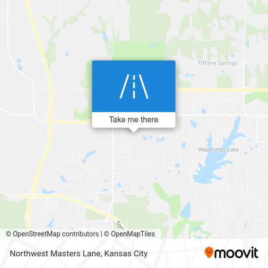 Northwest Masters Lane map