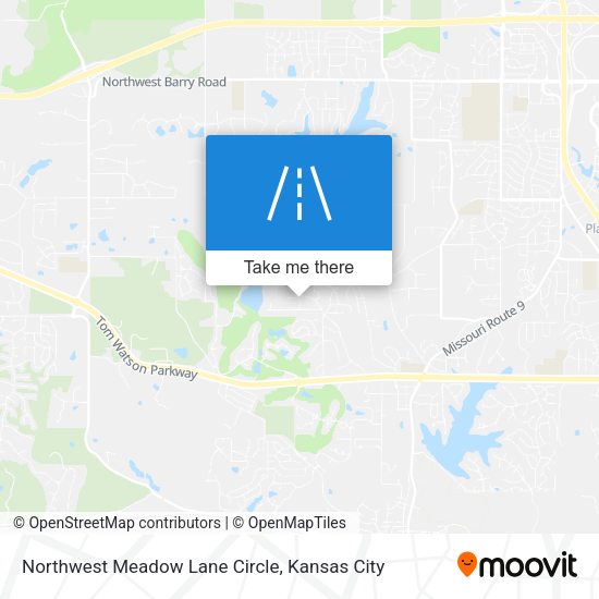 Northwest Meadow Lane Circle map