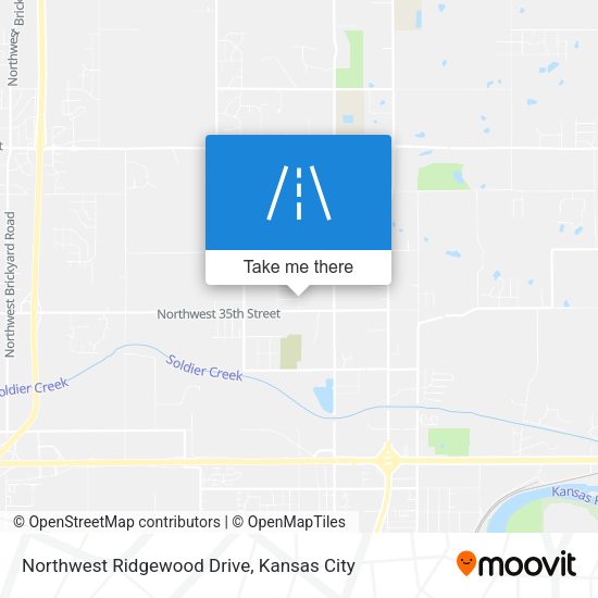 Mapa de Northwest Ridgewood Drive