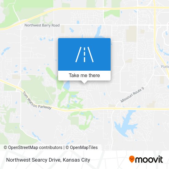 Mapa de Northwest Searcy Drive