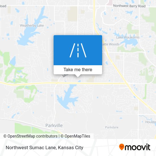 Northwest Sumac Lane map