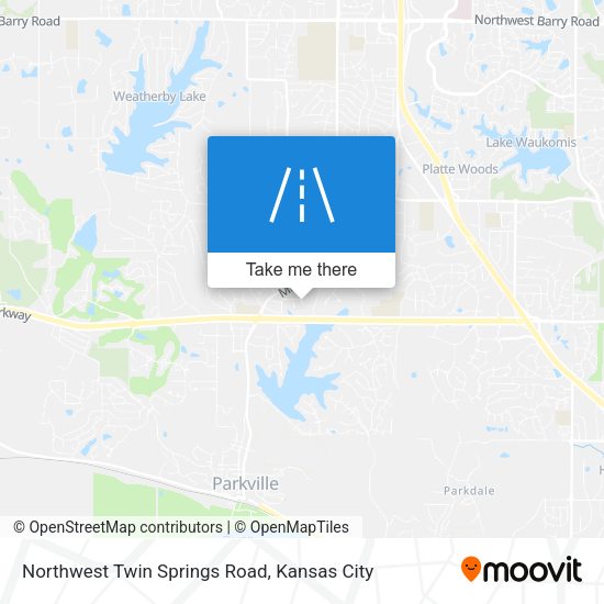 Mapa de Northwest Twin Springs Road