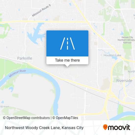 Northwest Woody Creek Lane map