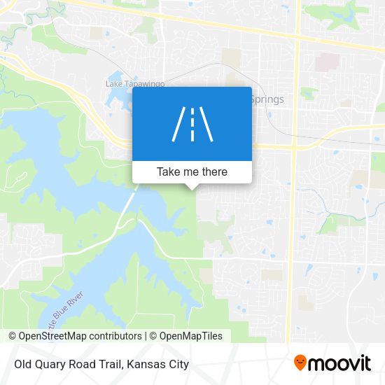 Old Quary Road Trail map