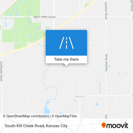South Kill Creek Road map