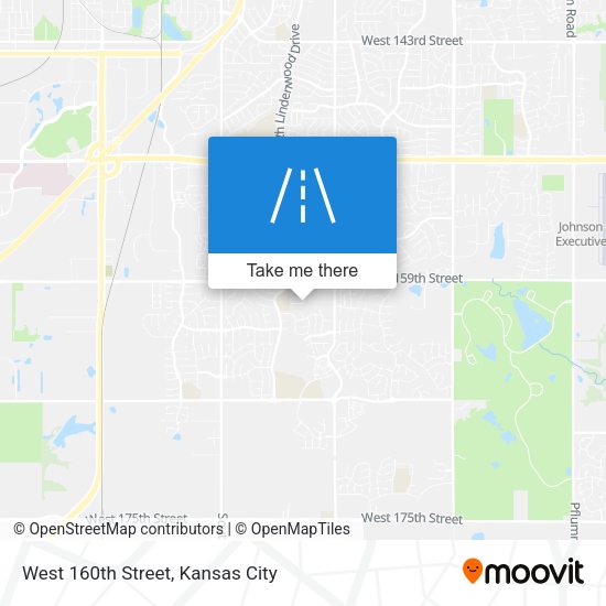 Mapa de West 160th Street