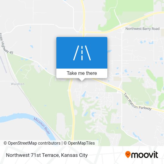 Mapa de Northwest 71st Terrace