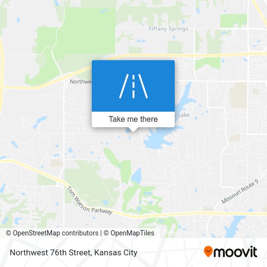 Northwest 76th Street map