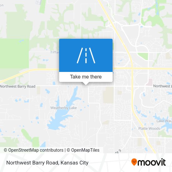 Northwest Barry Road map